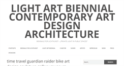 Desktop Screenshot of lightart-biennale.com