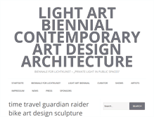 Tablet Screenshot of lightart-biennale.com